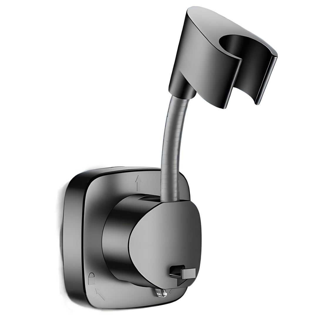 Adjustable Shower Head Holder with 360° No Drill Wall Mount Bracket for Bathroom Use
