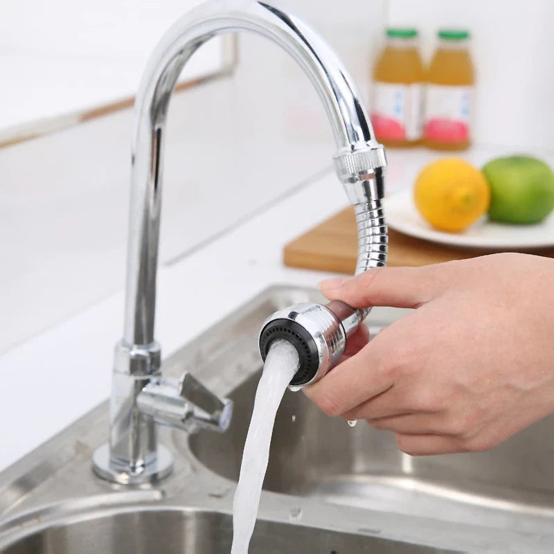 360 Degree Swivel Faucet Aerator with Dual Spray Modes and Water Saving Design for Kitchen Sink Use