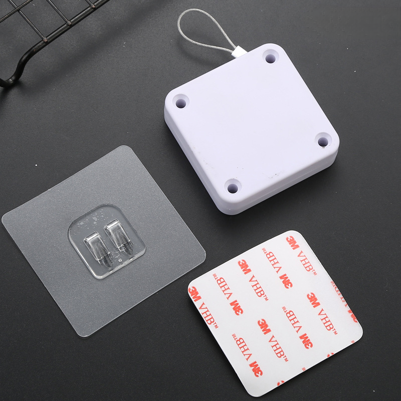 Automatic Drawstring Door Closer with Silent Self Closing Design for Sliding and Interior Doors