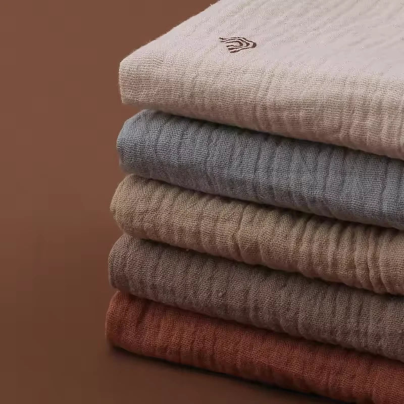 5-Piece Baby Muslin Cotton Washcloth Towels for Newborn Bath, Face, and Daily Care