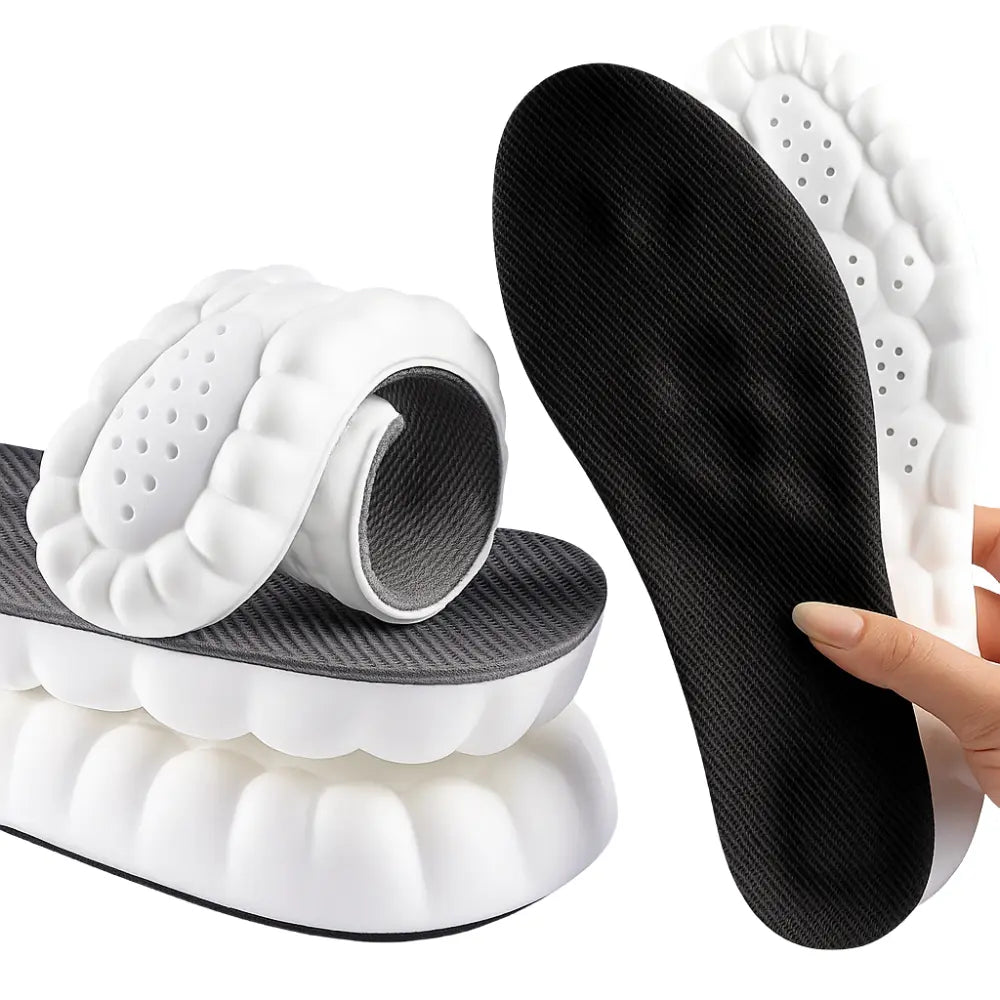 Clouds Memory Foam Insoles with Arch Support and Cushioned Design for Everyday Shoe Comfort