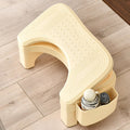 Toilet Footrest Stool with Ergonomic Squatting Design for Bathroom and Everyday Home Use