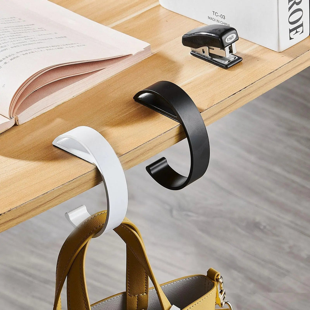 C Shape Desk Bag Hook Portable Handbag Hanger Table Hook