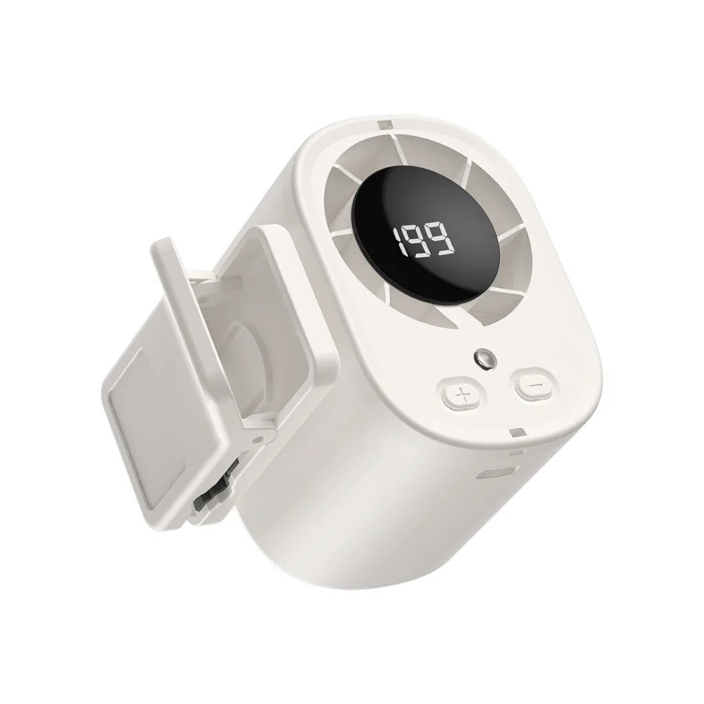 Portable Clip On Rechargeable Fan with 360° Rotation, 100 Speed Control and USB Charging for Indoor and Outdoor Use