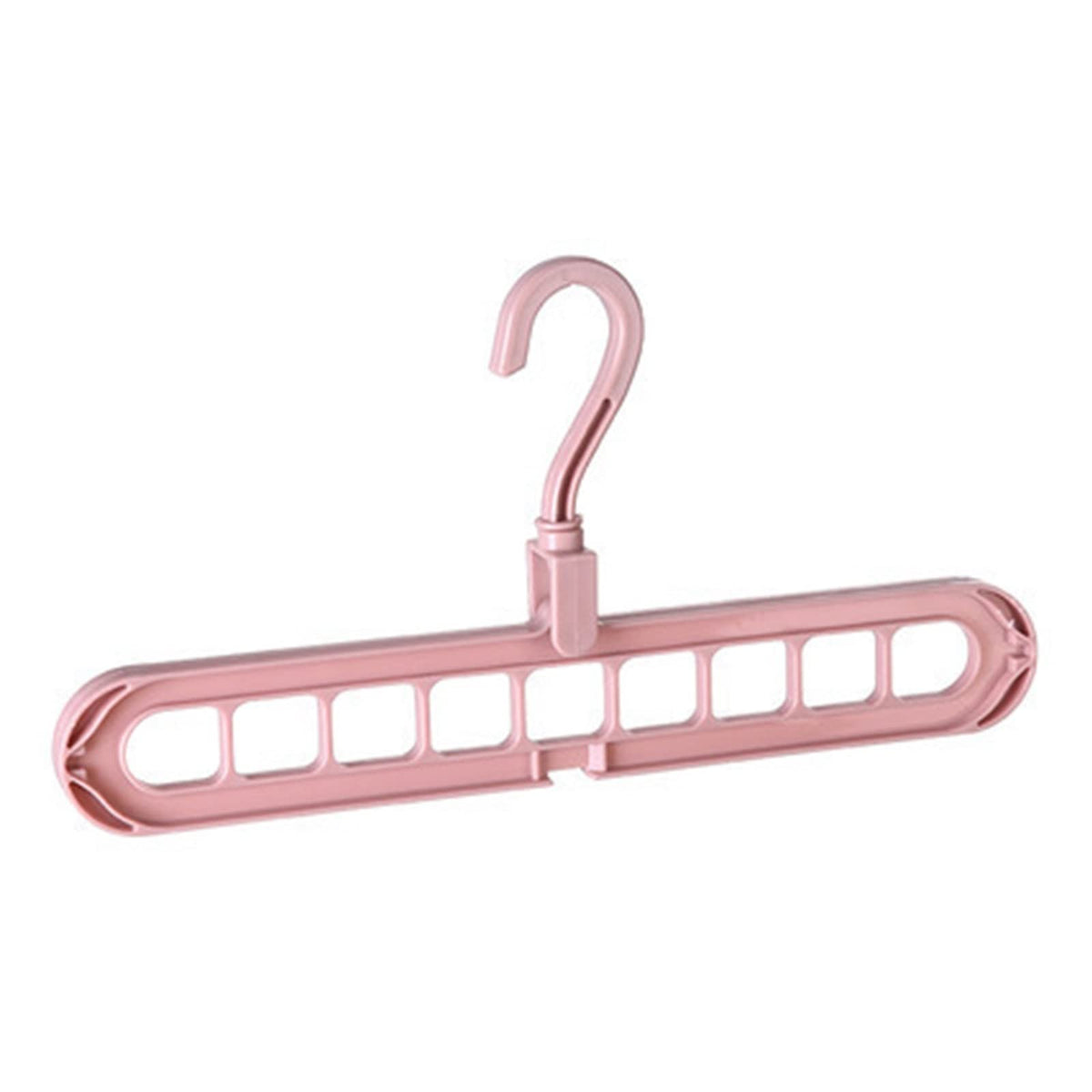 Foldable Cascade Closet Hanger with Multi Hole Space Saving Design for Wardrobe Organization