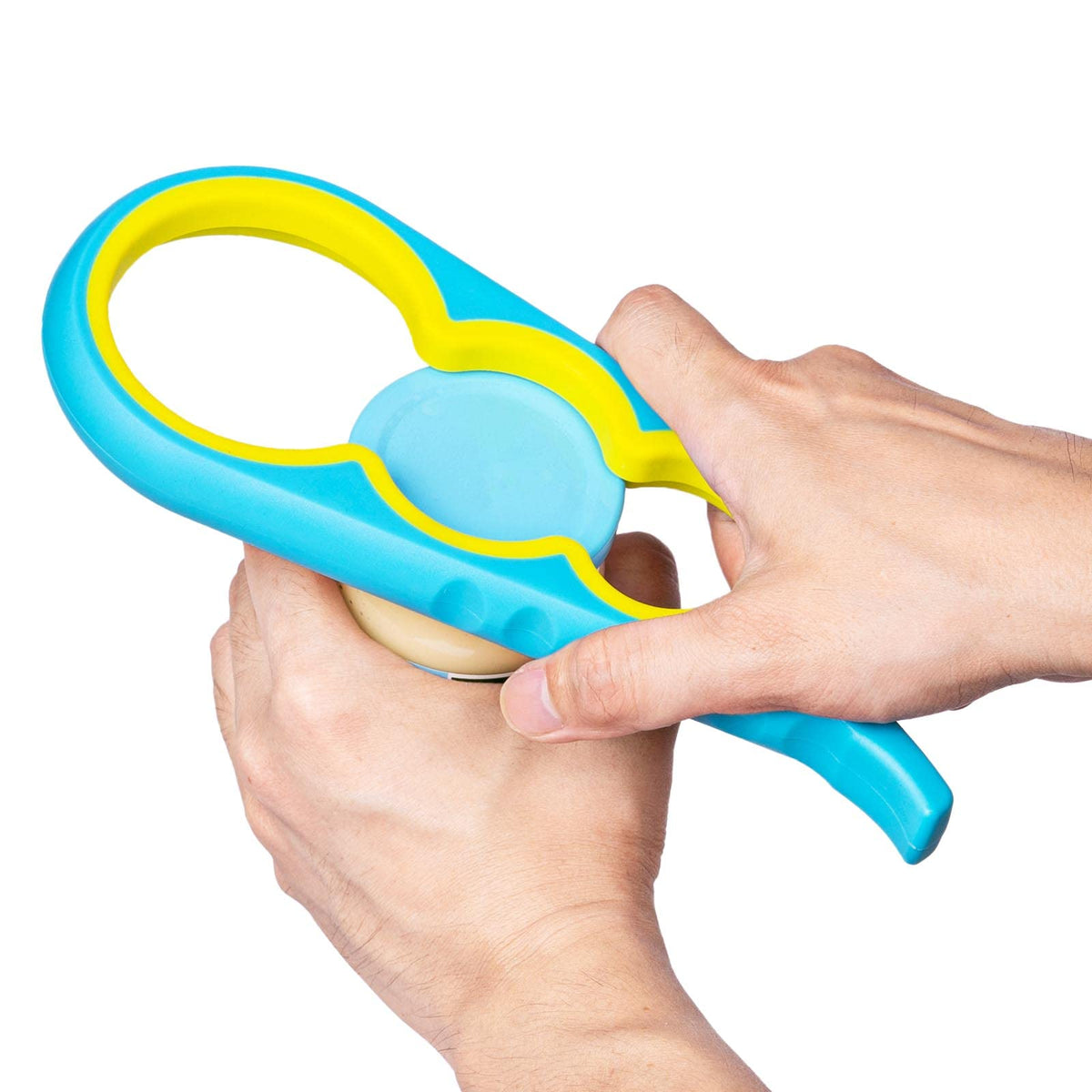 4 in 1 Multi Function Bottle Jar Can Opener with Non Slip Handle for Kitchen