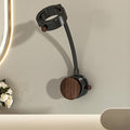 Rotatable Hair Dryer Holder with Adjustable Wall Mount Design for Bathroom Storage