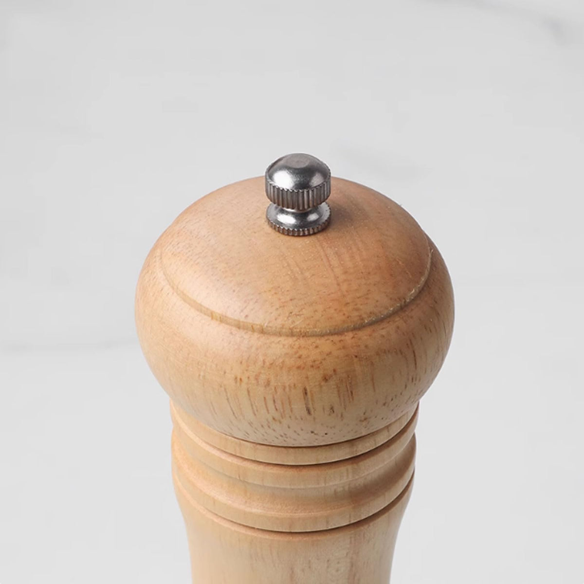 Oak Pepper Grinder with Adjustable Ceramic Core for Salt Pepper Sichuan Pepper and Seasoning Use