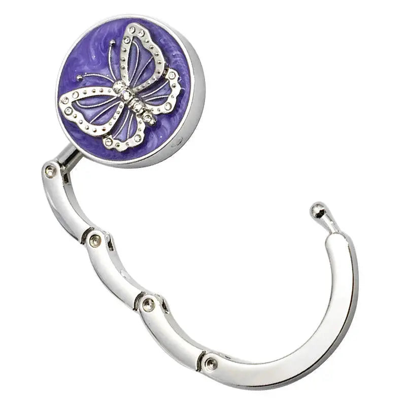 Foldable Butterfly Purse Hook Portable Table Handbag Hanger