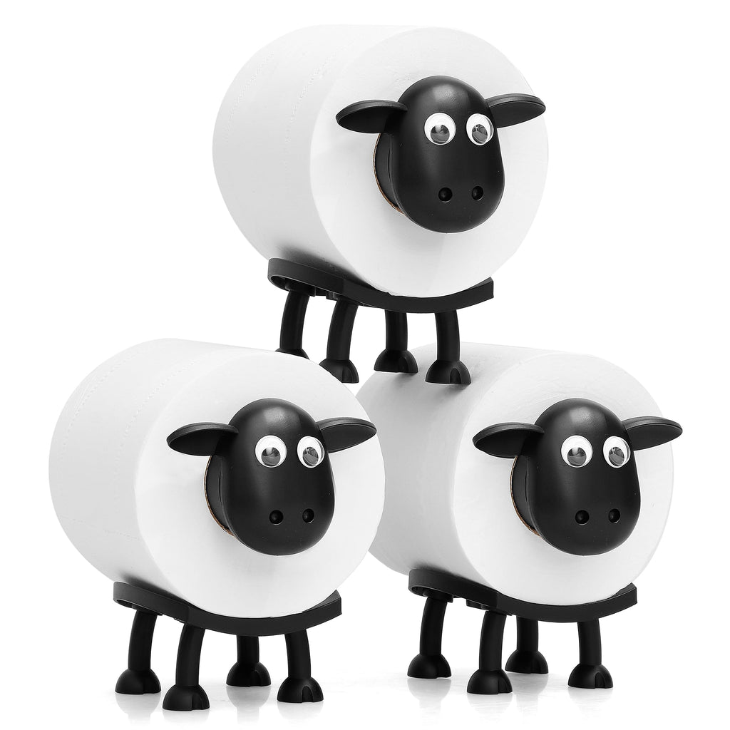 Sheep Toilet Paper Holder Stand for Bathroom Decor