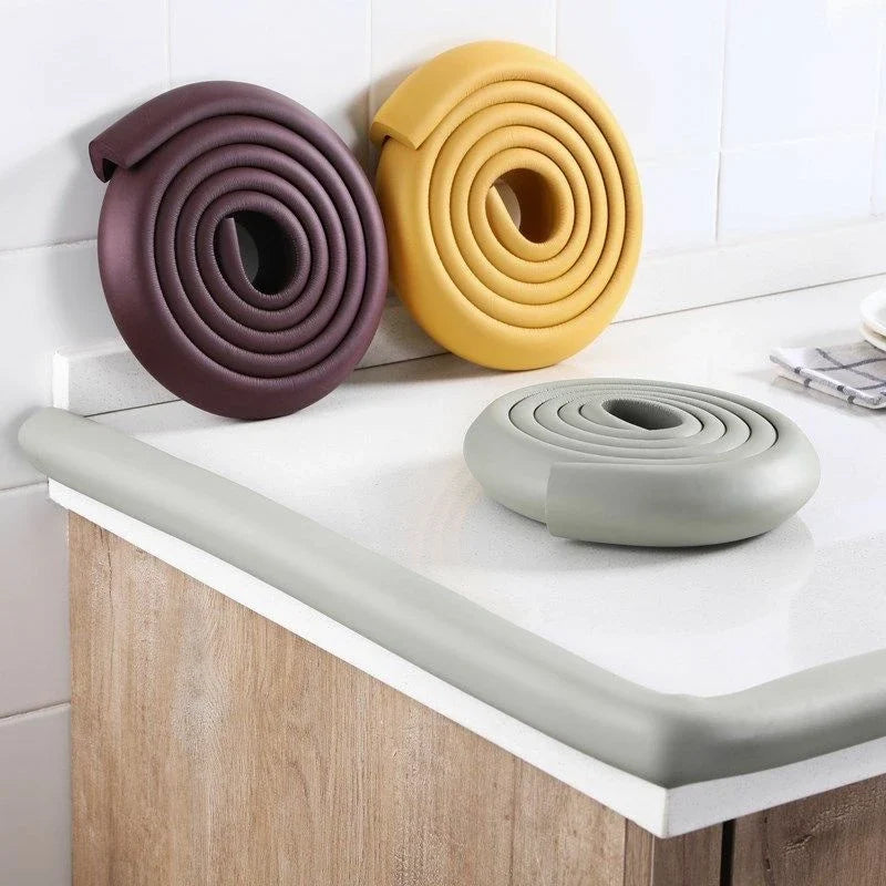 78.7" (200cm) Edge Guard Strip with Soft Foam Cushion Design for Table Corners and Child Safety Protection