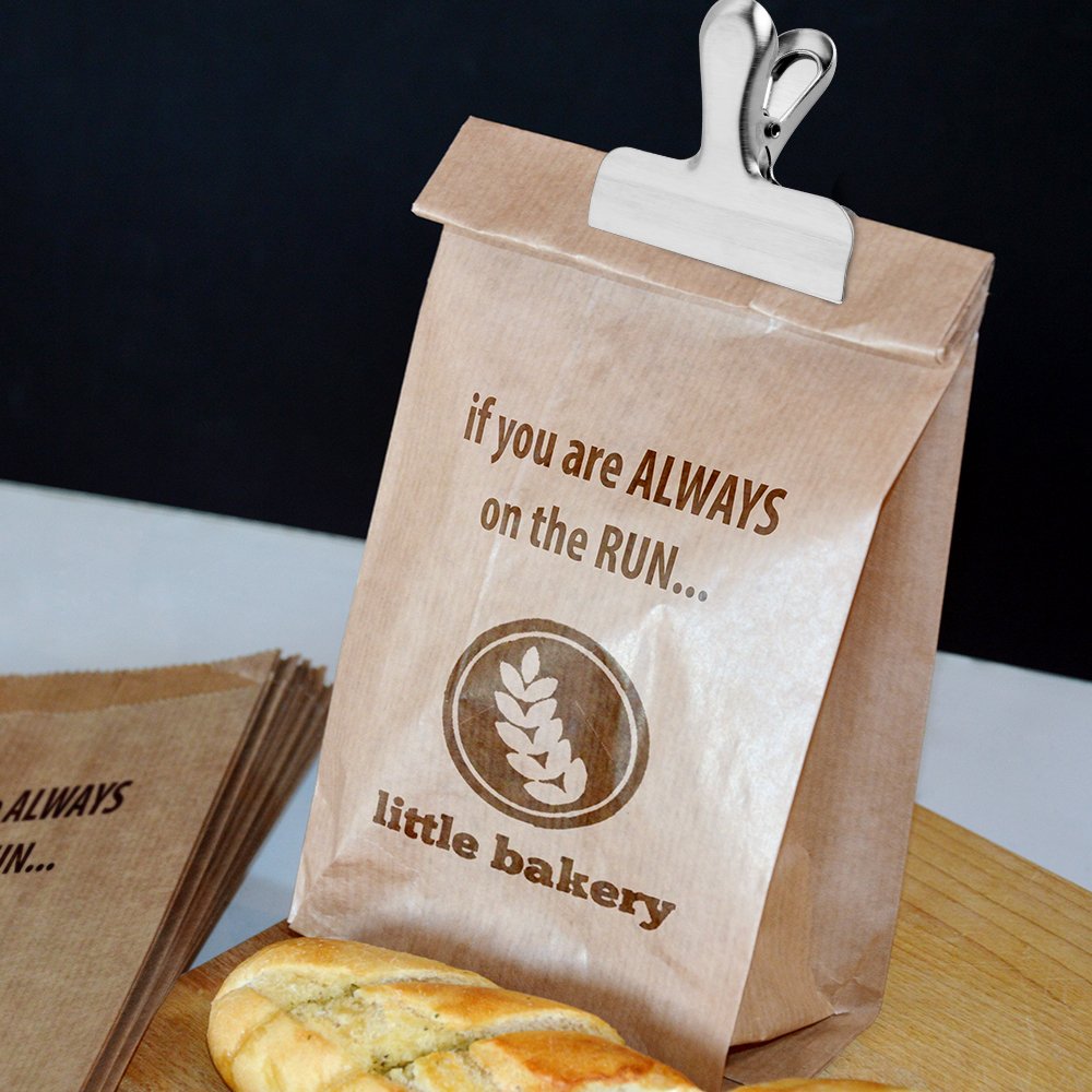 Stainless Steel Food Bag Clips for Airtight Snack Storage