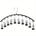2Pcs Curved Legging Organizer Hanger with Clip Design for Closet and Wardrobe Storage