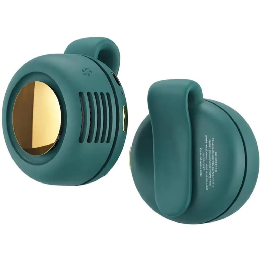 Portable Clip Cooling Fan with Bladeless USB Rechargeable Design for Outdoor and Hands Free Use