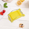 Luncheon Meat Egg Cutter with Plastic Base and Multi Food Cutting Design for Eggs Cheese Fruit and Luncheon Meat