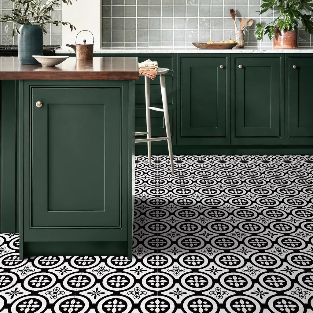 Peel Tile Stickers with Waterproof PVC Design for Kitchen and Bathroom Decoration
