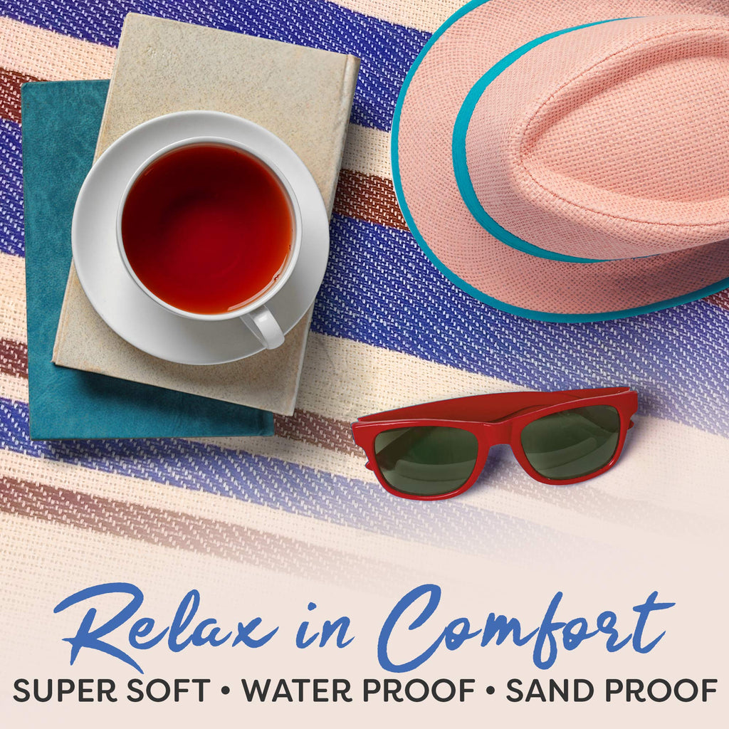 Outdoor Waterproof Portable Picnic Mat with Double-Layer Moisture-Proof Design, Suitable for Camping, Beach, or Grass Activities