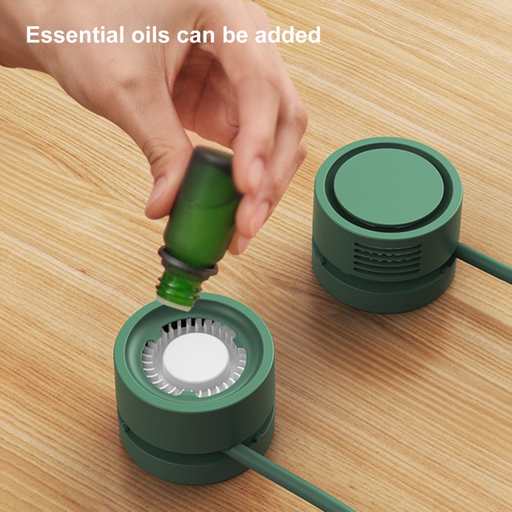 Portable Foldable Neck Fan with USB Rechargeable Battery, Bladeless Design and Adjustable Airflow for Everyday Cooling