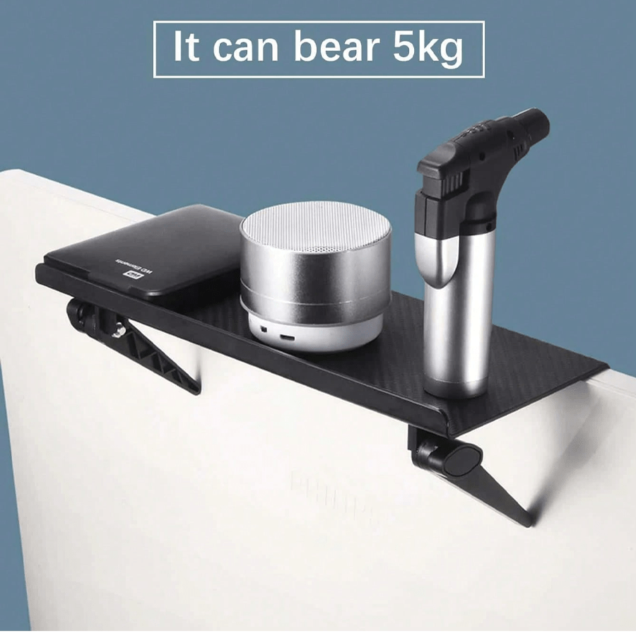 Adjustable TV Monitor Top Storage Rack Desktop Organizer Shelf