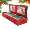 Large Capacity Gift Wrap Organizer Bag for Wrapping Paper, Ribbons and Holiday Storage