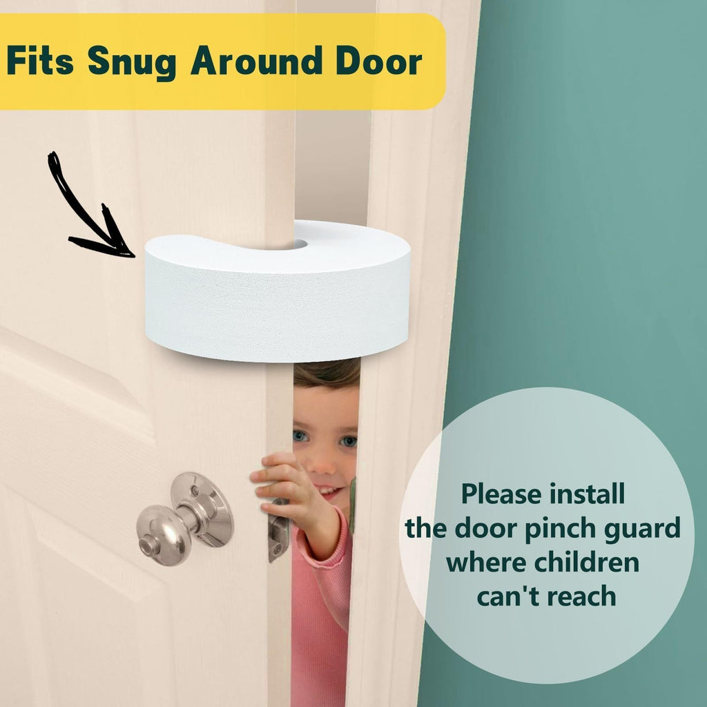 Foam Door Guards with Soft Anti Slam Design for Child Safety and Finger Protection