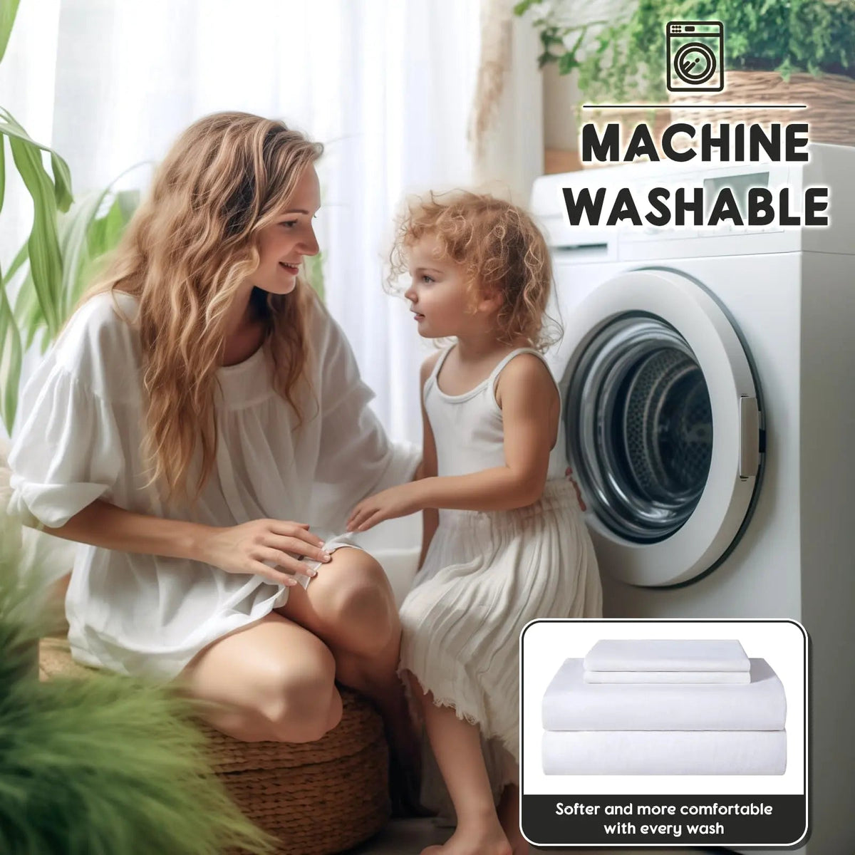 French Washed Pure Linen King Size Bed Sheets with Breathable and Durable Design