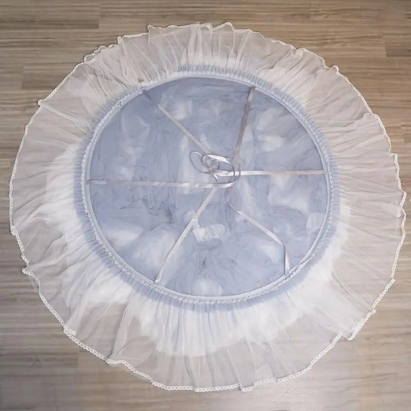Kids Princess Bed Canopy Cotton Round Dome Mosquito Net Curtain for Bedroom Decor