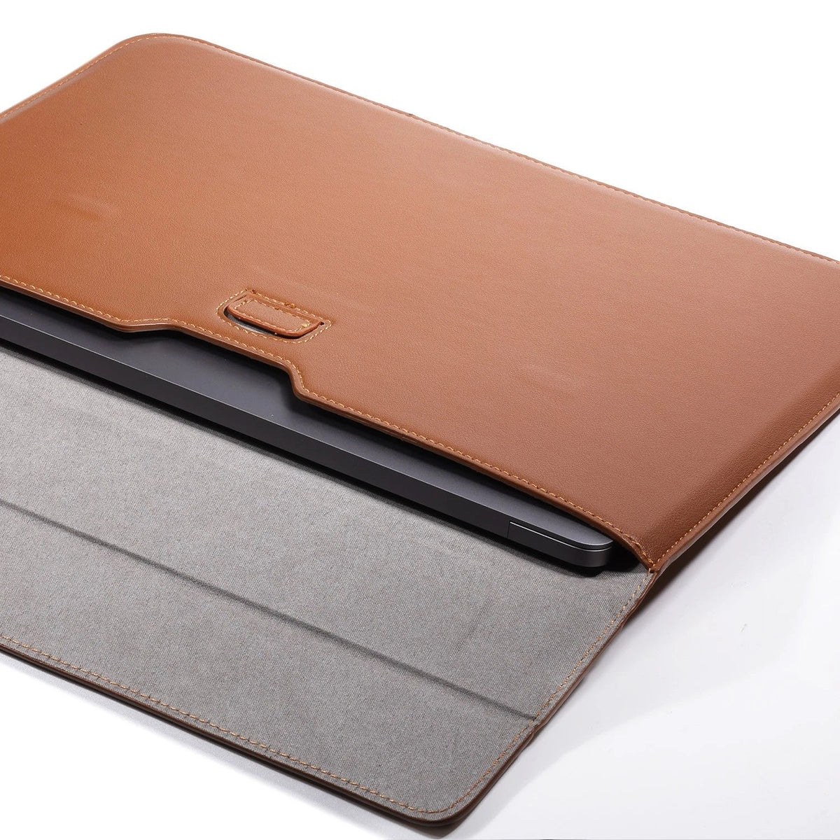Smart Stand Sleeve Laptop Case with Integrated Stand Design for MacBook and Everyday Device Protection