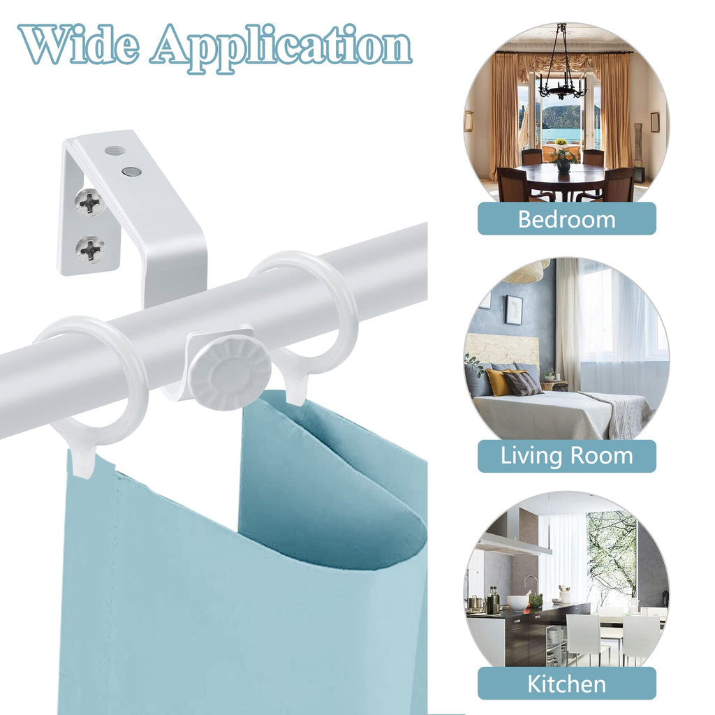 Elegant Curtain Bracket with Adjustable Iron Design for Home Curtain Installation