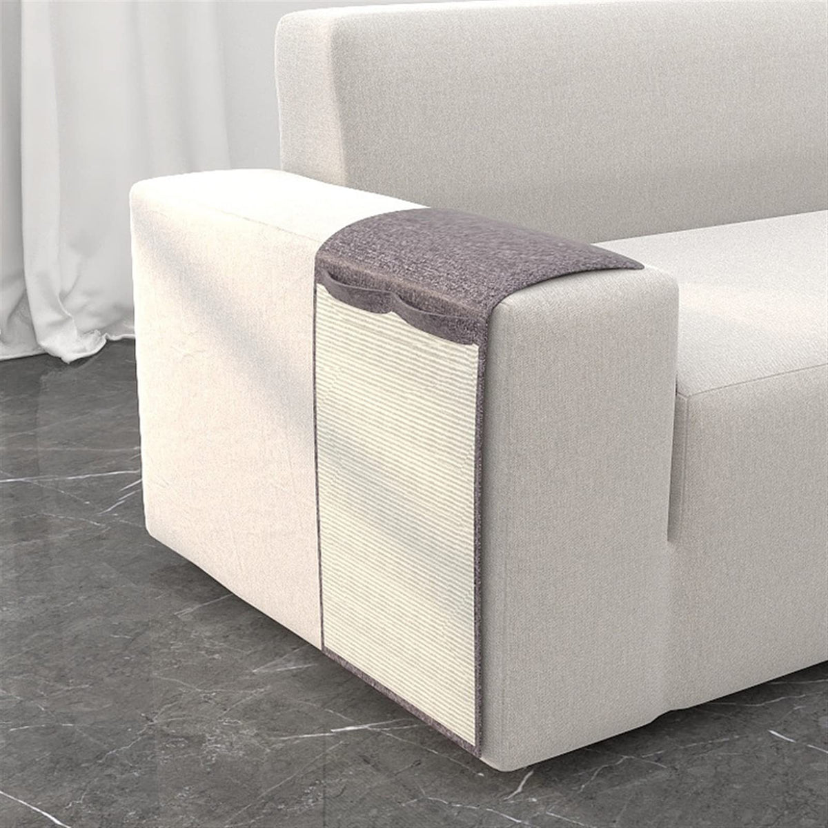 Furniture Protectors from Cats Large Sisal Scratching Mat for Sofa Corners and Upholstery Protection