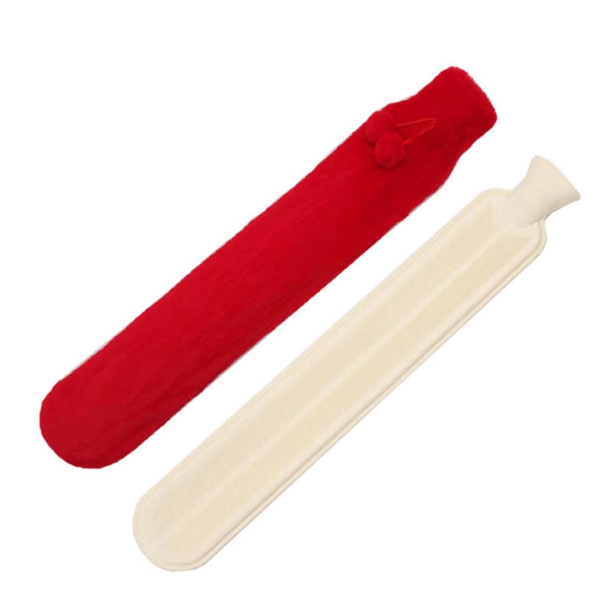 Rubber Bottle with Soft Removable Cover for Warm and Cold Compress Use