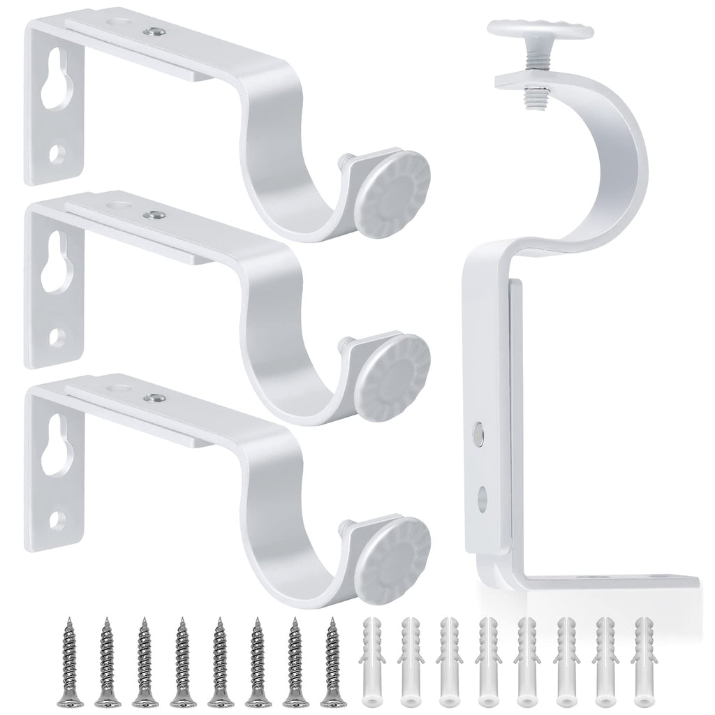 Elegant Curtain Bracket with Adjustable Iron Design for Home Curtain Installation