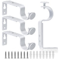 Elegant Curtain Bracket with Adjustable Iron Design for Home Curtain Installation