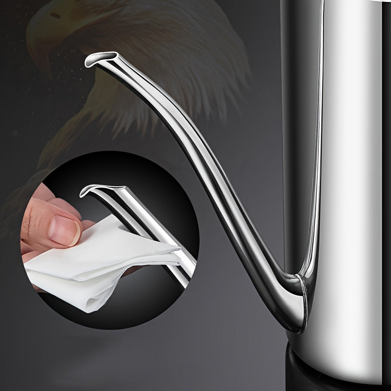 Drip-Proof Oil Dispenser with 304 Stainless Steel Pot Design for Cooking Oil Sauce and Vinegar Storage