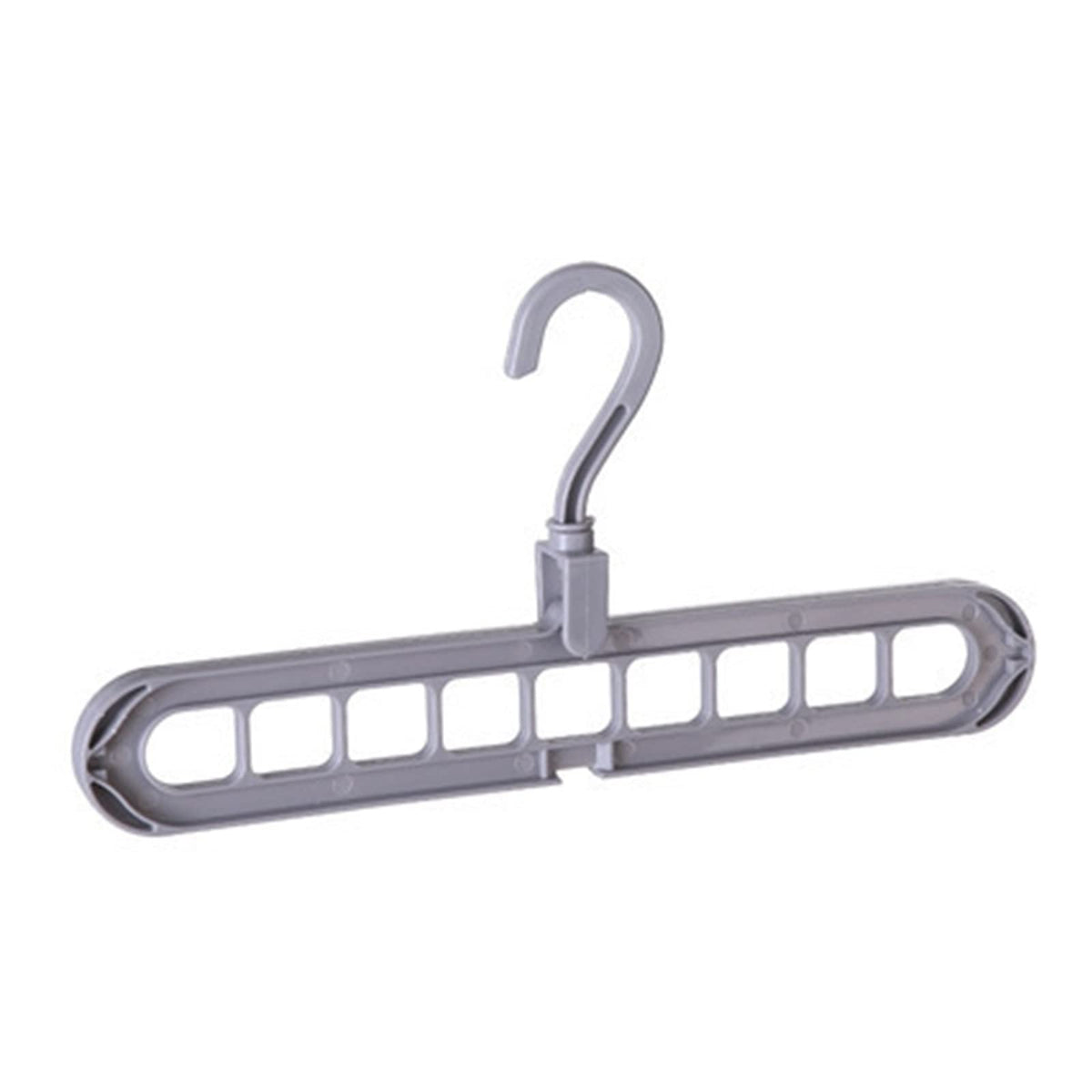 Foldable Cascade Closet Hanger with Multi Hole Space Saving Design for Wardrobe Organization