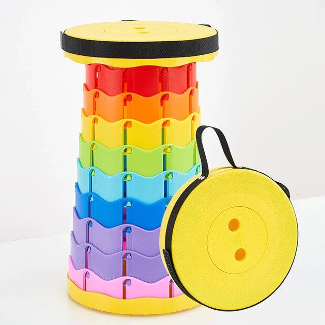 Portable Folding Camp Stool with Lightweight Compact Design for Camping Fishing and Outdoor Travel