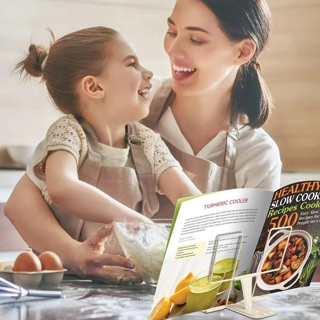 Adjustable Desk Book Stand Portable Cookbook Textbook Holder