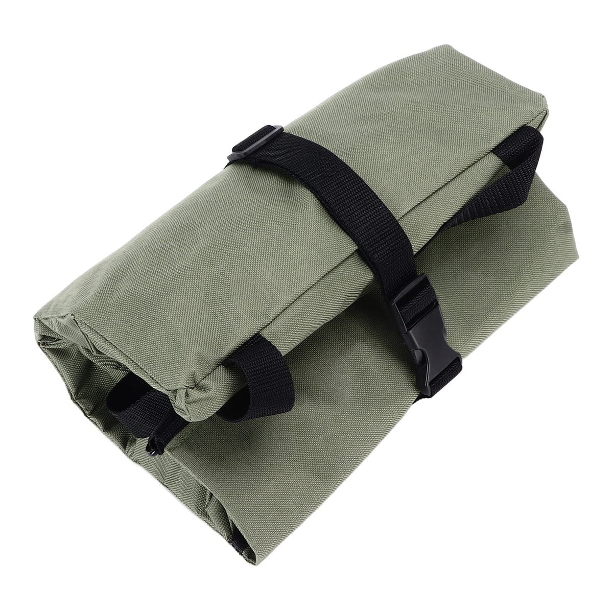 Canvas Tool Roll Organizer with Multi Compartment Foldable Design for Tools Car Kits and Storage