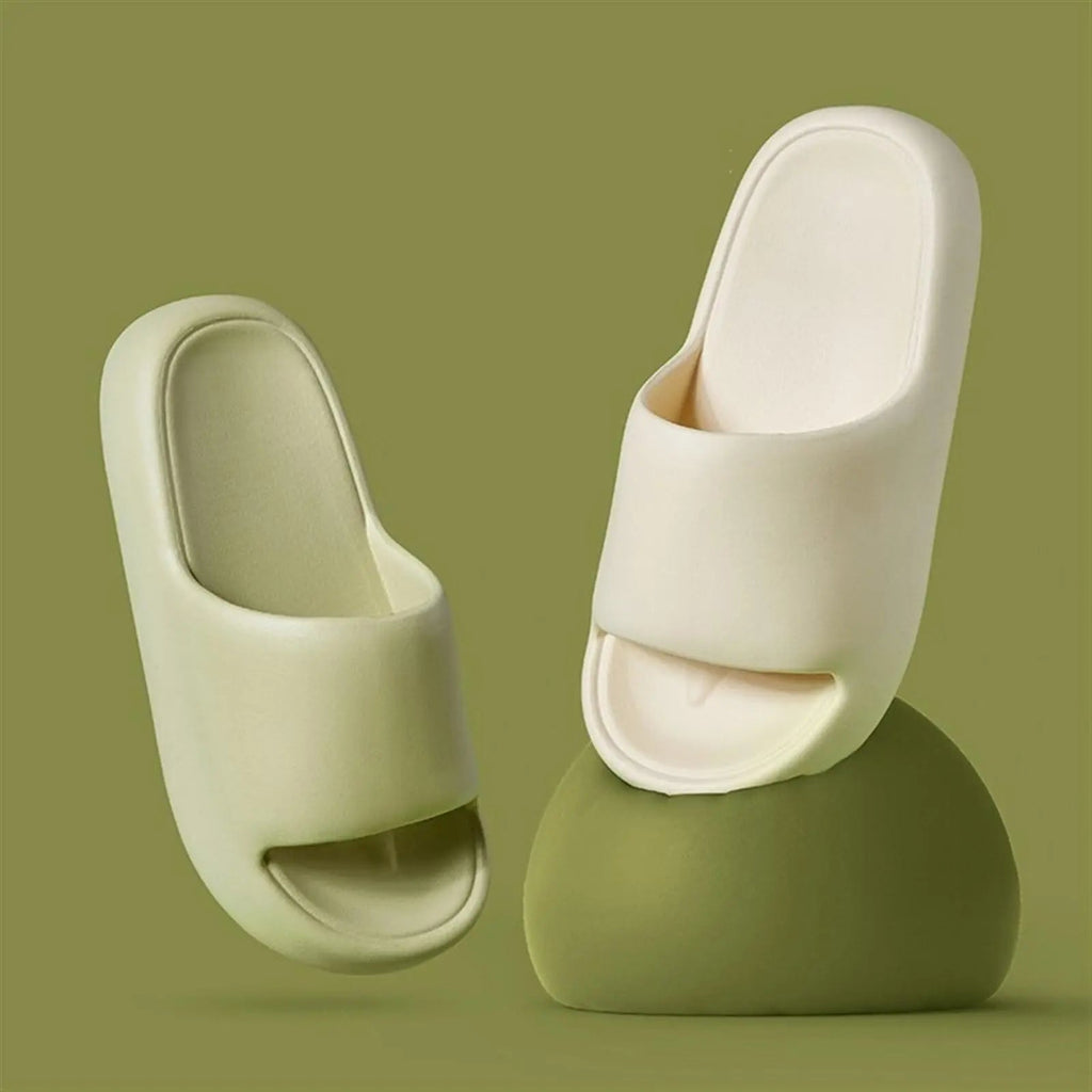 EVA Cloud Slippers Soft Sole Platform Slide Sandals Non Slip Design for Summer Home Beach and Casual Wear