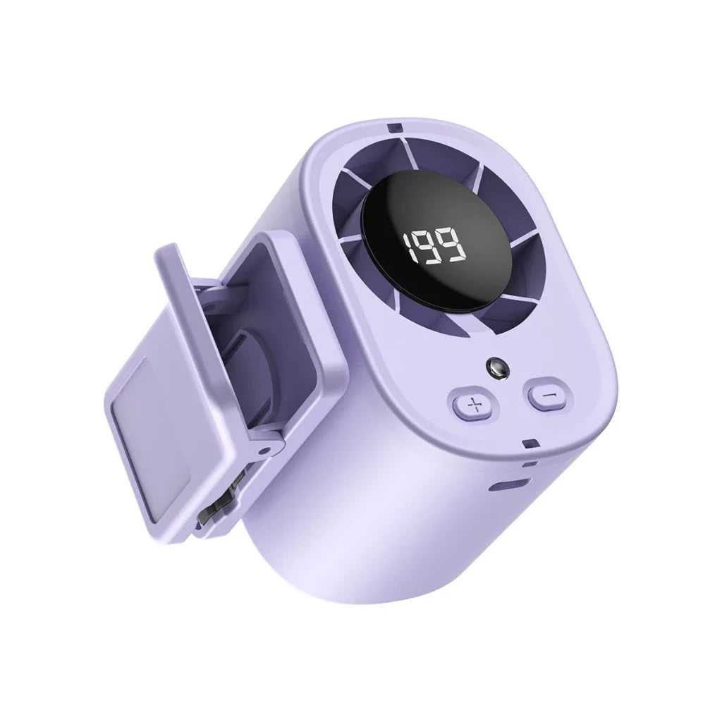 Portable Clip On Rechargeable Fan with 360° Rotation, 100 Speed Control and USB Charging for Indoor and Outdoor Use
