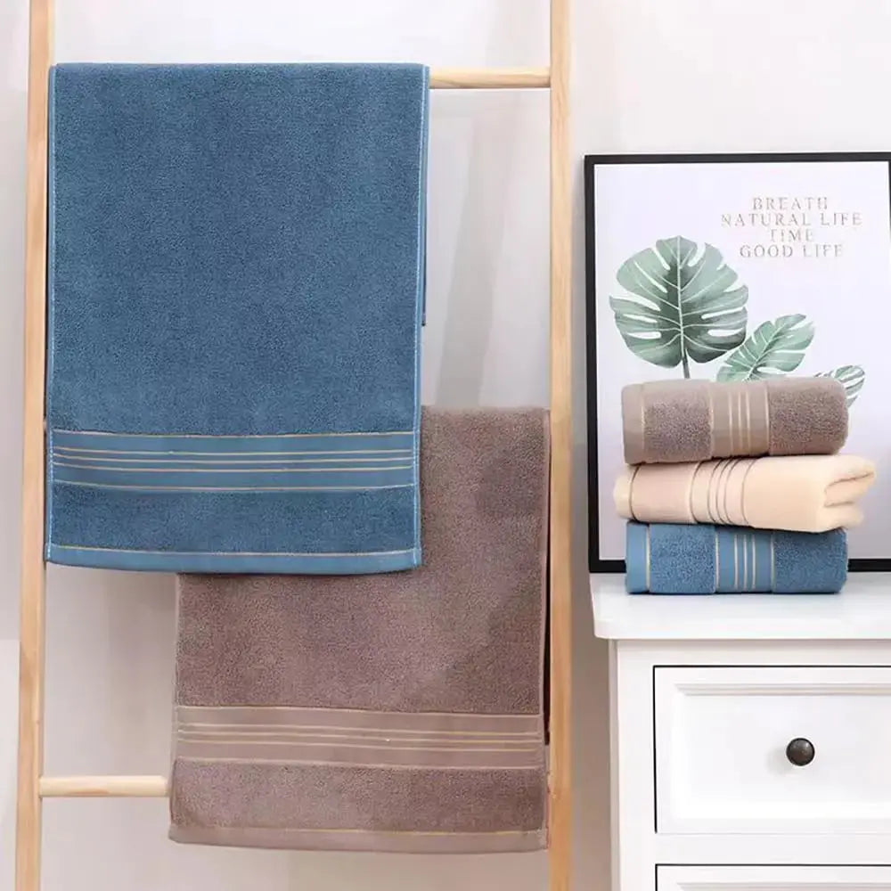 Thickened Absorbent Hand Towel with Soft Woven Polyester Cotton Blend for Home Use