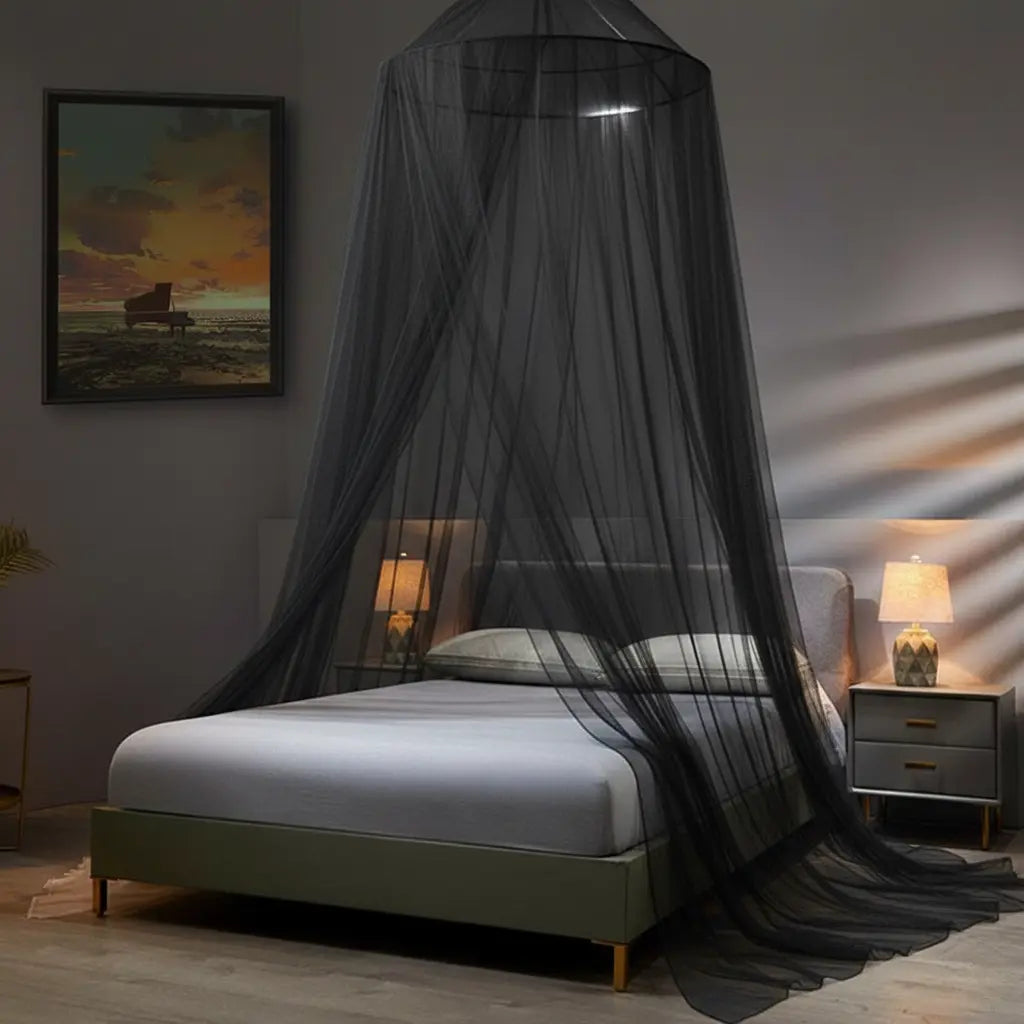 Large Dome Hanging Mosquito Net Bed Canopy for Insect Protection Home and Travel Use