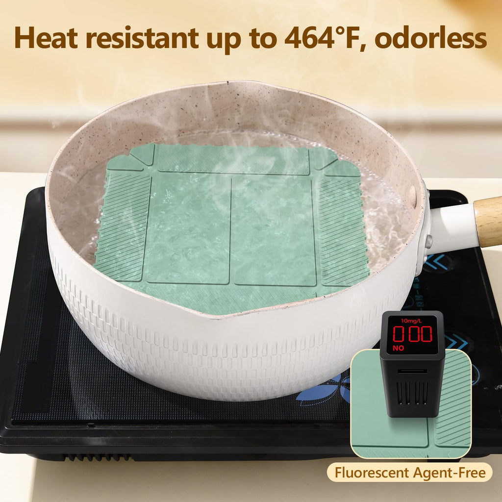 Folding Heat Resistant Silicone Mat for Hot Dishes and Kitchen Surface Protection