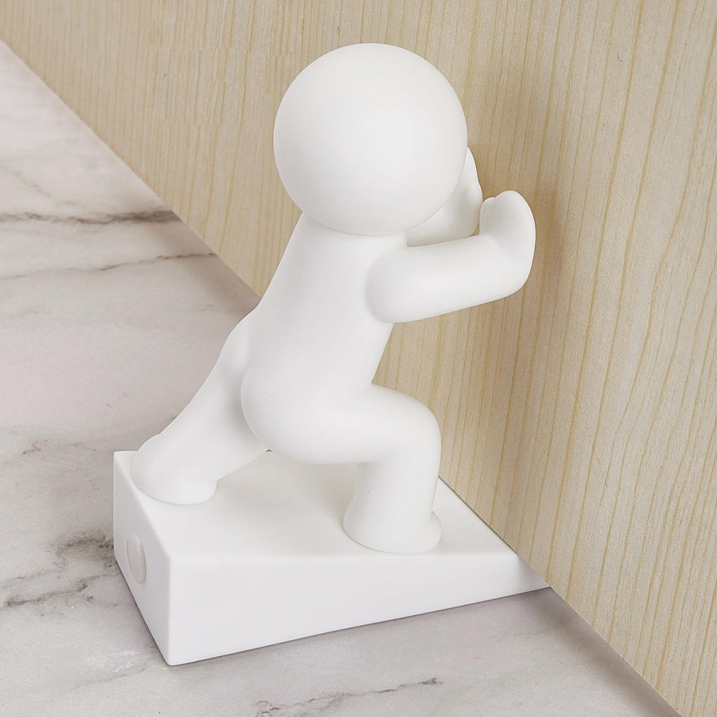 Character Door Stop with Non Slip Decorative Design for Bedrooms Living Spaces and Everyday Door Protection