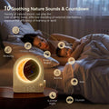 Sunrise Alarm Clock with White Noise Sounds and Dual Alarm Settings for Bedroom Use