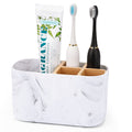 Toothbrush Holder Organizer with 5 Slot Design for Electric Toothbrush and Toothpaste Counter Storage
