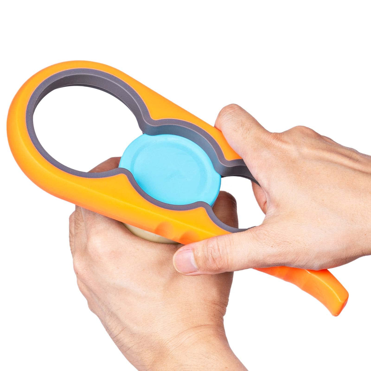 4 in 1 Multi Function Bottle Jar Can Opener with Non Slip Handle for Kitchen