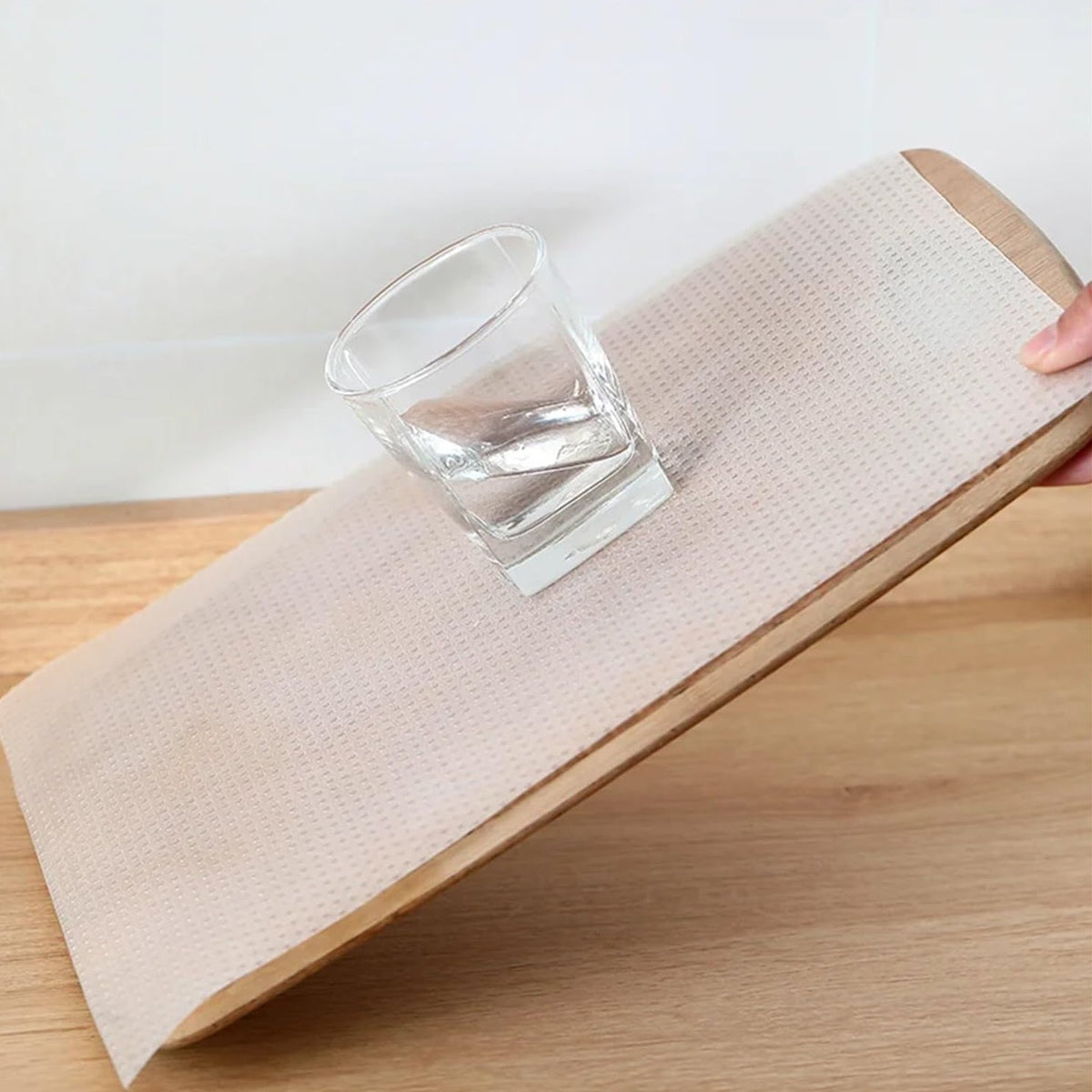 Waterproof Shelf Liner Roll with Non Adhesive EVA Design for Kitchen Cabinets Drawers and Refrigerator Shelves