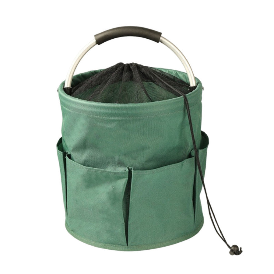 Large Folding Utility Storage Tote with Handle Design for Cleaning Supplies Picnic and Outdoor Organization