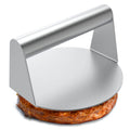 Stainless Steel Smash Burger Press Round Patty Maker for Griddle and BBQ